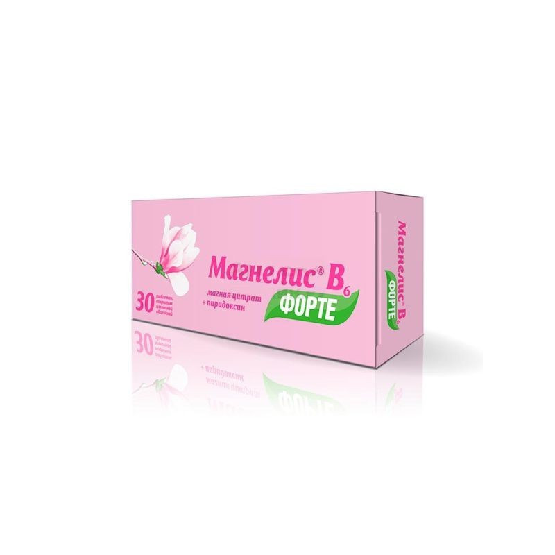 Buy Magnelis v6 forte coated tablets №30