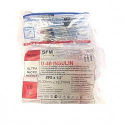 Buy Syringe insulin u-40 1 ml No. 10