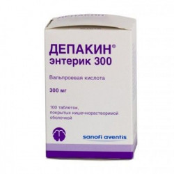 Buy Depakine Enteric 300mg Tablets №100