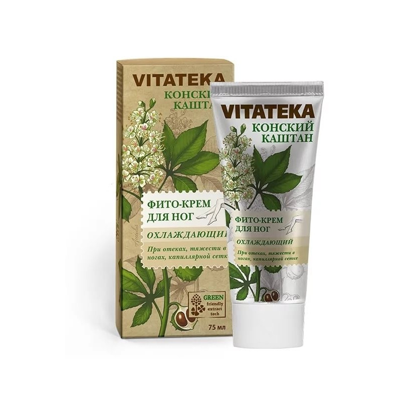 Buy Vitateka (Vitateca) cooling foot cream with horse chestnut 75 ml