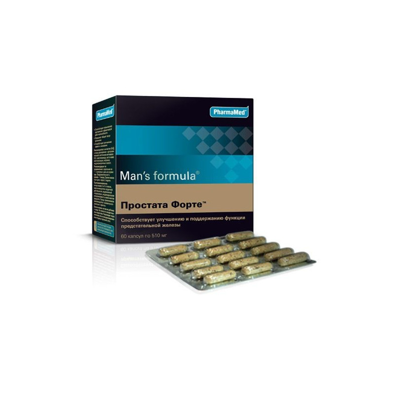 Buy Men-with prostatic formula forte capsules No. 60