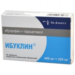 Buy Ibuklin tablets 400mg + 325mg №10