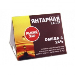 Buy Fish oil amber drop capsules 300mg №100