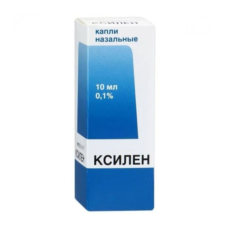 Buy Xylene drops in the nose with a dropper cap 0.1% 10ml