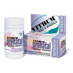Buy Vitrum prenatal tablets number 100