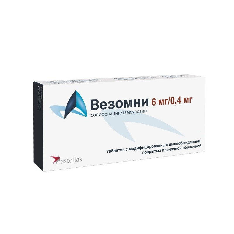 Buy Vesomni tablets 6mg + 0.4mg №10