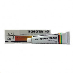 Buy Thrombogel 1000 gel for local and external use 1000me / g 30g