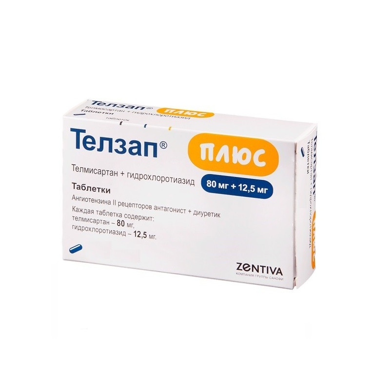 Buy Telzap plus tablets 80 + 12,5mg №90