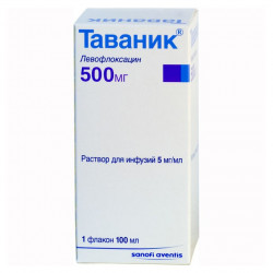 Buy Tavanic solution for infusions 500mg / 100ml 100ml