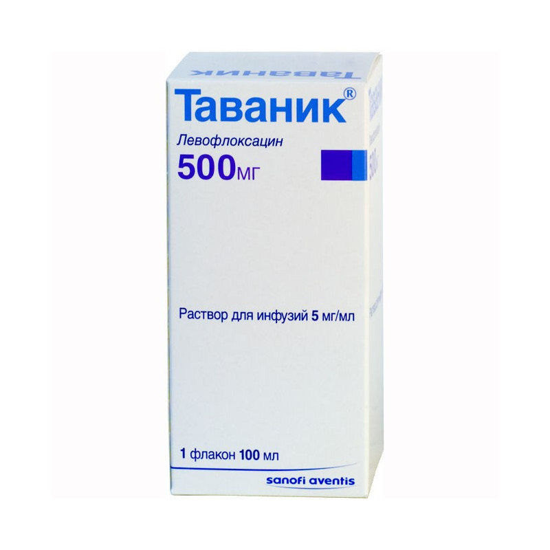 Buy Tavanic solution for infusions 500mg / 100ml 100ml