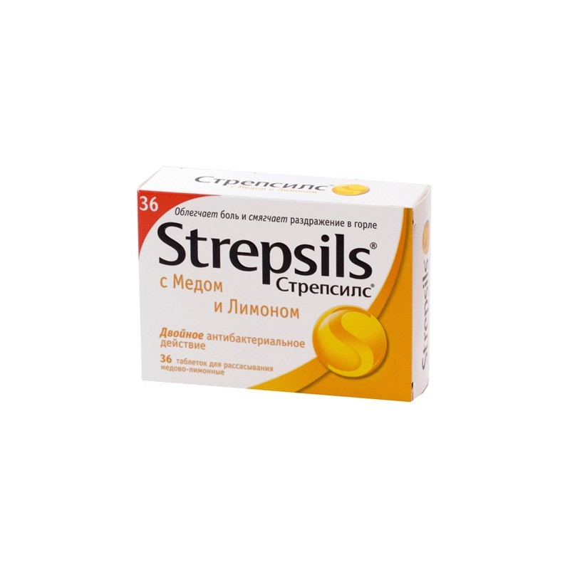 Buy Strepsils candy №36 honey - lemon